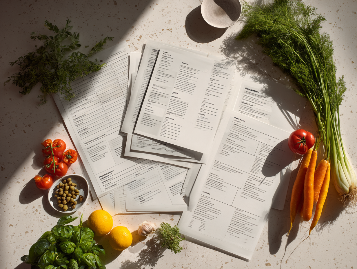 Щаслива сім'я з дітьми готує здорову їжу на кухні